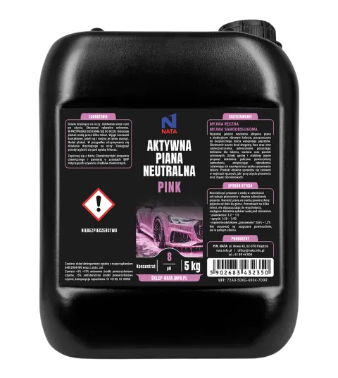 Aktywna Piana NEUTRALNA Pink | 5kg