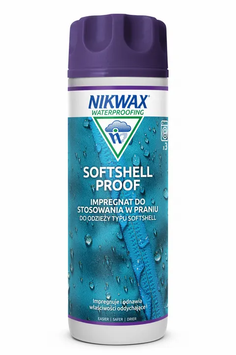 Impregnat do odzieży Nikwax Softshell Proof Wash-In 300 ml