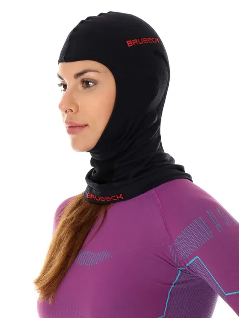 Kominiarka termoaktywna wełniana Brubeck Wool KM10370 czarny