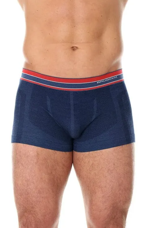 Bokserki męskie Brubeck Active Wool BX10870 granatowy