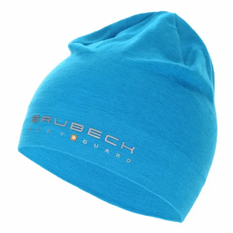 Czapka wełniana dwuwarstwowa unisex Brubeck Wool Hat HM10180 błękitny