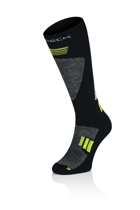 Skarpetki męskie Brubeck Ski Force BSK001/M czarny/zielony