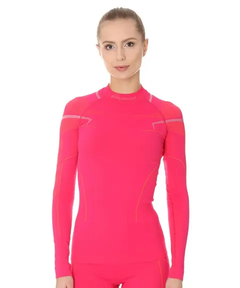 Bluza termoaktywna damska Brubeck Thermo LS13100A fuksja