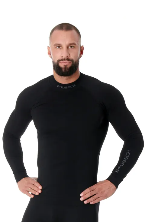 Bluza termoaktywna męska Brubeck Extreme Thermo LS15290 czarny