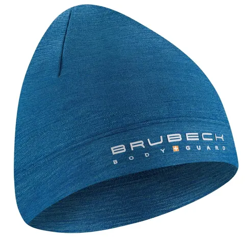Czapka wełniana dwuwarstwowa unisex Brubeck Wool Hat HM10180 jeansowy
