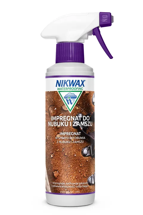 Impregnat do butów z nubuku i zamszu Nikwax 300 ml atomizer