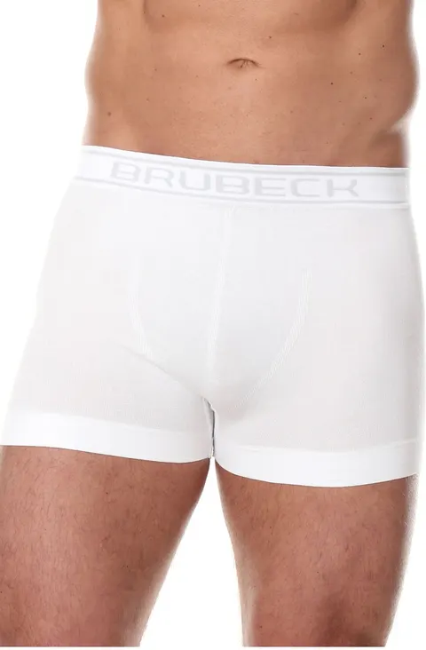 Bokserki męskie bawełniane classic Brubeck Comfort Cotton BX00501A biały