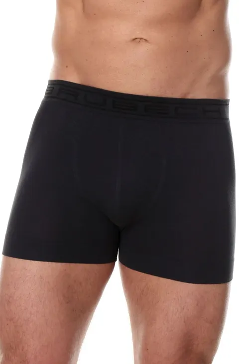 Bokserki męskie bawełniane classic Brubeck Comfort Cotton BX00501A ciemnografitowy