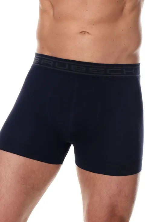 Bokserki męskie bawełniane classic Brubeck Comfort Cotton BX00501A granatowy