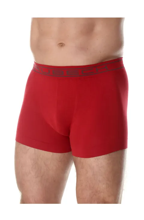 Bokserki męskie bawełniane Brubeck Comfort Cotton BX10050A ciemnoczerwony