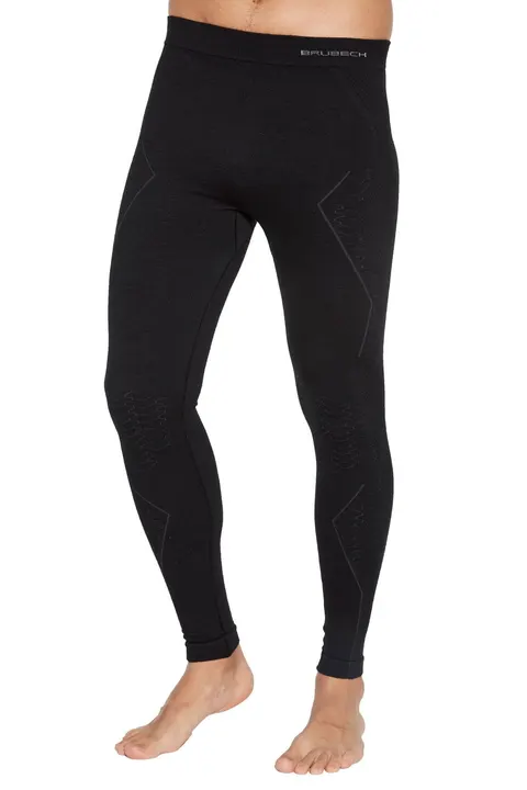Getry termoaktywne męskie Brubeck Extreme Merino LE13520 czarny