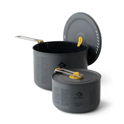 Zestaw garnków z aluminium anodowanego Sea To Summit Frontier UL Two Pot Set 1,3L i 3L