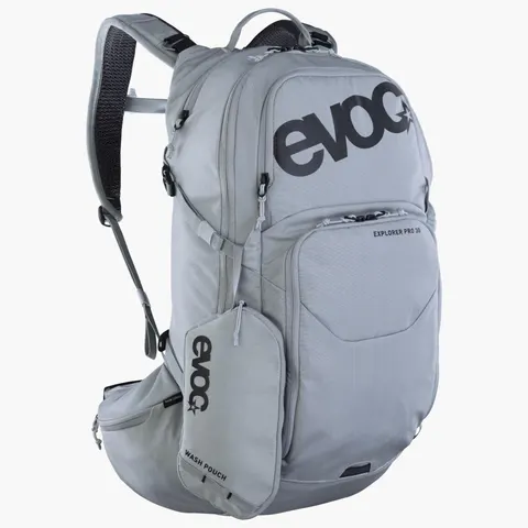 Plecak turystyczny rowerowy Evoc Explorer Pro 30L silver 100212110 new 2025