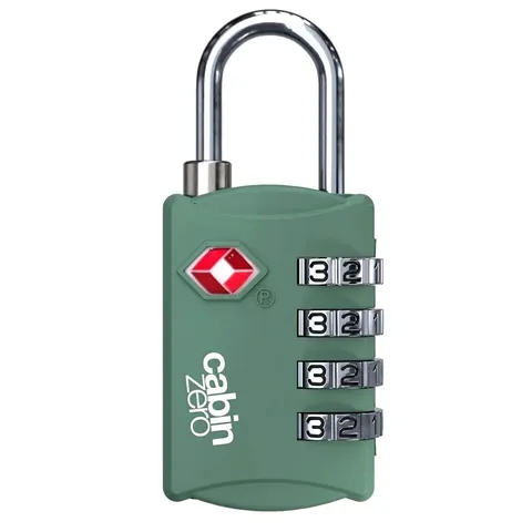 Kłódka turystyczna na szyfr CabinZero TSA Travel Lock Sage Forest