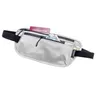 Saszetka biodrowa podróżna z jedwabiu Cocoon Secret Waist Wallet - Silk sand grey