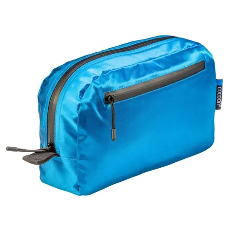 Kosmetyczka podróżna z jedwabiu Cocoon Toiletry Bag Silk blue lagoon