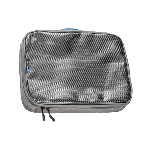 Organizer podróżny z siatką Cocoon Packing Cube Laminated Net Top grey-black XL 43 x 33 x 8 cm