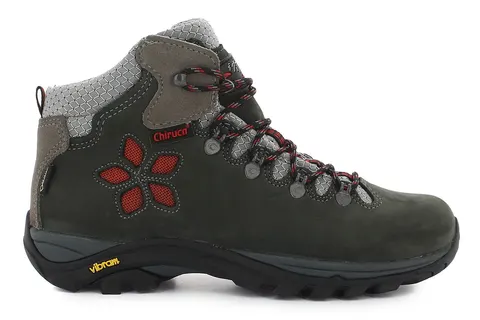 Buty trekkingowe damskie Chiruca Monique 09 grafitowo-czerwony