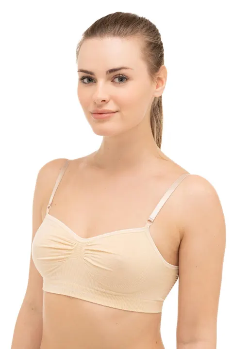 Stanik bawełniany Brubeck Comfort Cotton BR00012A beżowy