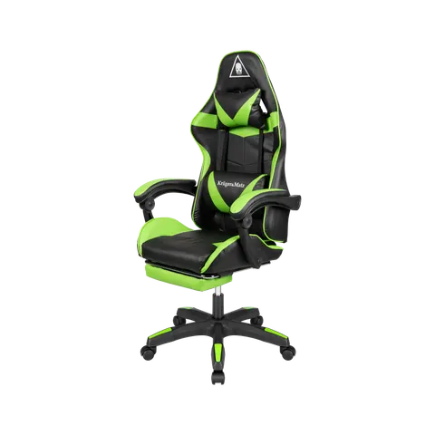 Fotel gamingowy GX-150 czarno-zielony