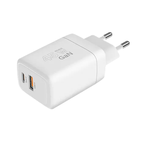 Ładowarka sieciowa GaN z funkcją Power Delivery i Quick Charge
