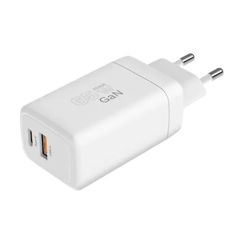 Ładowarka sieciowa GaN z funkcją Power Delivery i Quick Charge