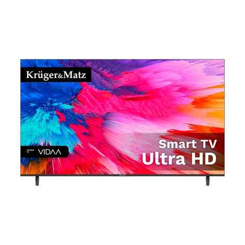 Telewizor Kruger&Matz 50" KM0250UHD-V3 Smart TV 4K UHD DVB-T2/C/S2 HEVC H.265 VIDAA czarny
