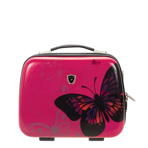 Kuferek Madisson Butterfly Motyl Pink