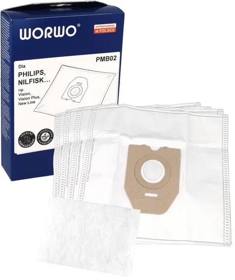 Worki do odkurzacza Philips HR 6300 HR 6800 Worwo PMB02K 4szt