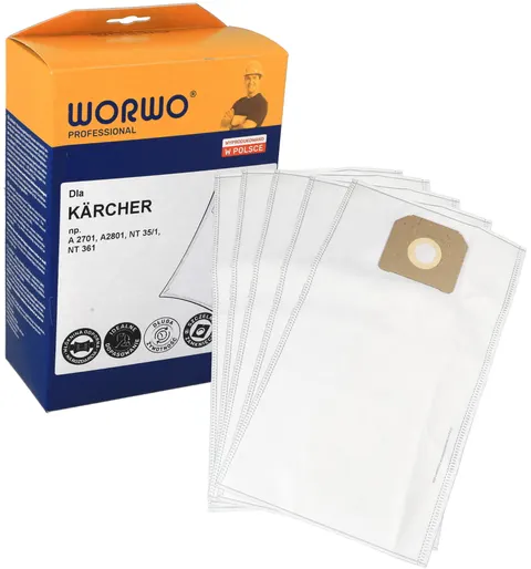 Worki do odkurzacza Karcher 6.904-210 NT361A KMB04 MV6 4 szt