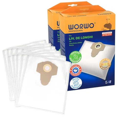 Worki do odkurzacza Liv Jazz 20 Einhel Worwo LVMB03K 10 szt