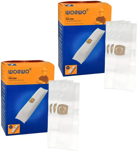 6x Worki do odkurzacza Karcher WD3 MV3 SE4001 UNIPROMB02K