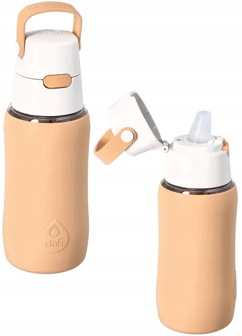 Butelka Filtrująca Dafi SOLID 0,5l CAPPUCCINO SiliconeFit