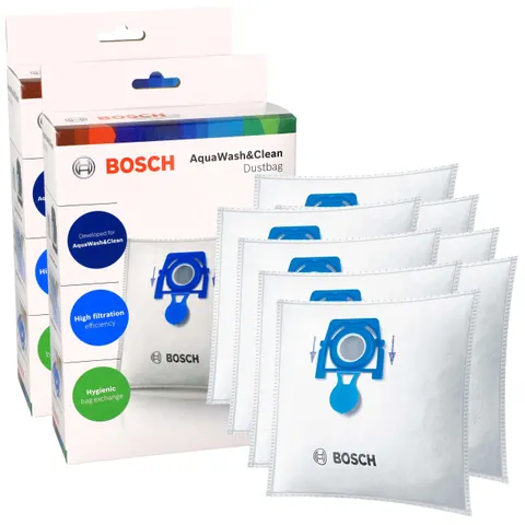 Worki Bosch AquaWash & Clean BBZWD4BAG 8 szt do odkurzacza