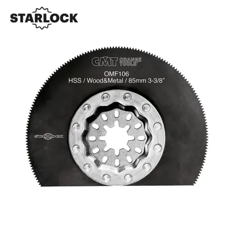 CMT Brzeszczot promieniowy HCS 85 Starlock OMF113 mm do materiałów miękkich OMF113-X1