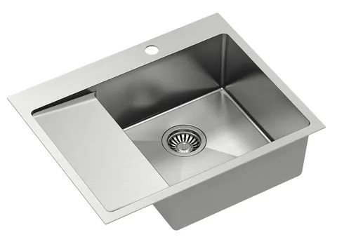 QUADRON Zlewozmywak 62x48 RUSSEL 116 stal, k.prawa HB7911-RBS (W45) *