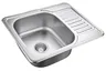 QUADRON Zlewozmywak 58x48 KEVIN 116 stal len HD116LEN5848 (W45) *