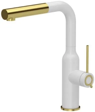 QUADRON Bateria kuchenna ANGELINA Q LINE Pull Out biały mat, wyk złote 3573500_WHMPVDG1