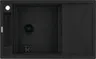 Zlewozmywak granitowy magnetyczny 1-komorowy z ociekaczem Magnetic, nero