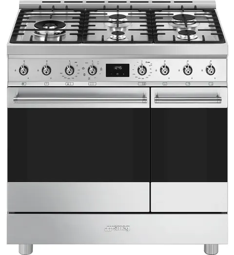 Kuchnia wolnostojąca z płytą gazową Smeg C92GMX2 "PROMOCJA"