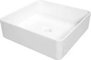 DEANTE Umywalka ceramiczna nablatowa 40,5x40,5cm SQUARE biały CGS_6U4S *