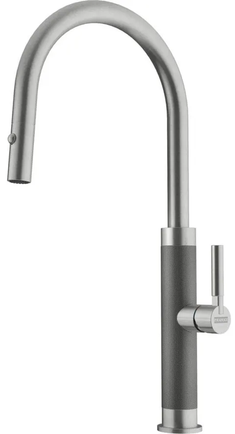 Bateria Franke Mythos Masterpiece pull-out spray Stal szlachetna 115.0711.554 "PROMOCJA"