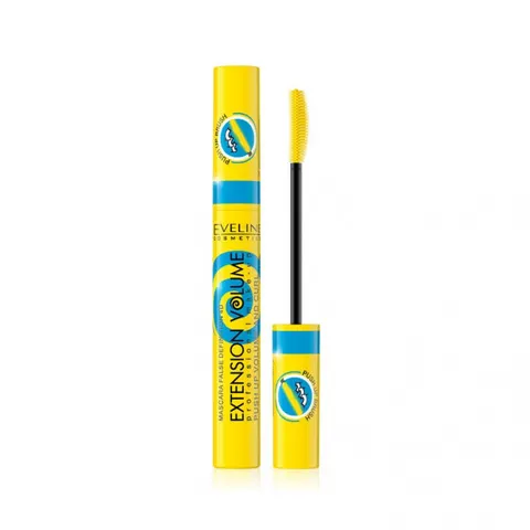 EVELINE EXTENSION VOLUME Tusz do rzęs POGRUBIAJĄCO-PODKRĘCAJĄCY, 10 ml