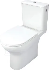 Miska WC kompakt Jaśmin bezkołnierzowa ze zbiornikiem + deska