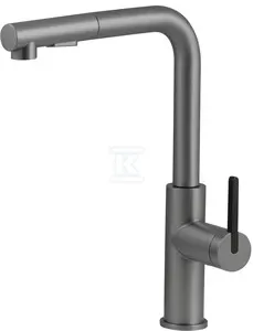 DEANTE Bateria kuchenna z wyciąganą wylewką MOMI titanium BKM_D73M *