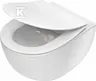 DEANTE Miska WC wisząca bezkołnierzowa z deską PEONIA biały CDED6ZPW *