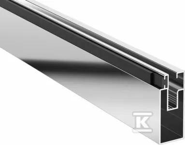DEANTE Profil do drzwi przesuwnych 200cm systemu Kerria Plus chrom KTS_0P1X *