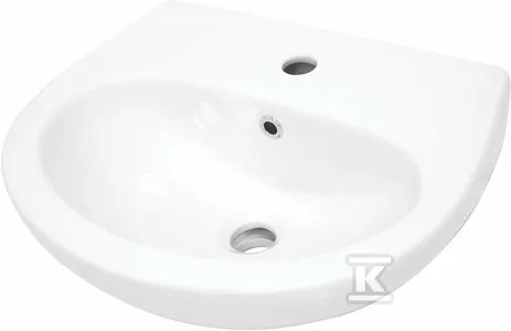 Umywalka ceramiczna wisząca Jasmin, biały &nbsp;CDJ_6U4W w