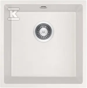 Zlewozmywak granitowy 1-komorowy podwieszany Corda, alabaster &nbsp;ZQA_A10A