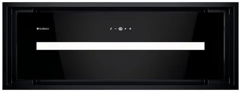 Okap kuchenny podszafkowy Globalo Pinelio 80.1 Black 80 cm